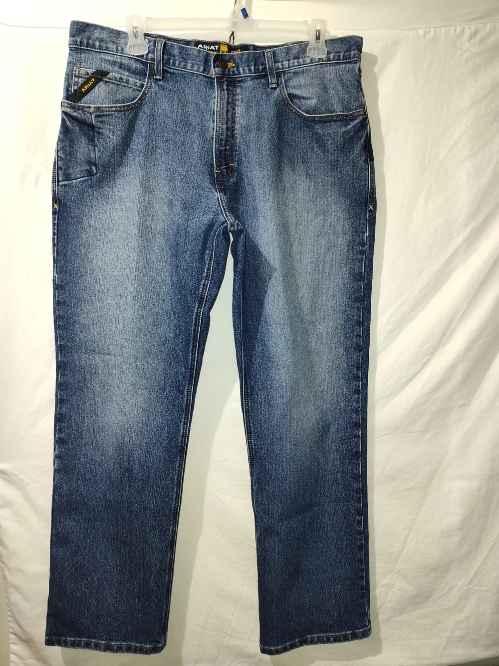 Ariat Men's Blue Straight-Leg Jeans